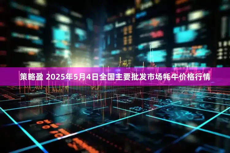 策略盈 2025年5月4日全国主要批发市场牦牛价格行情